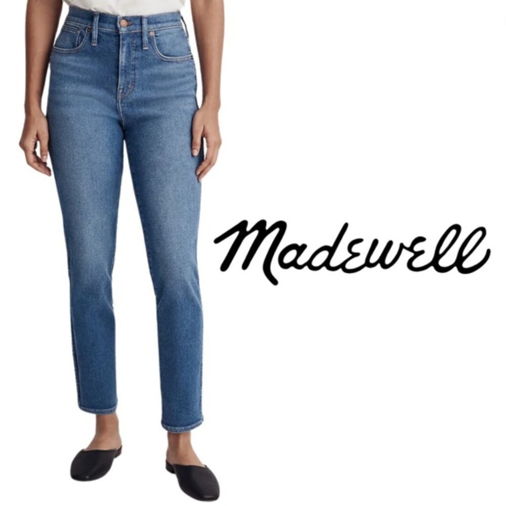 Madewell Stovepipe Jeans in Leaside Wash - Size 28